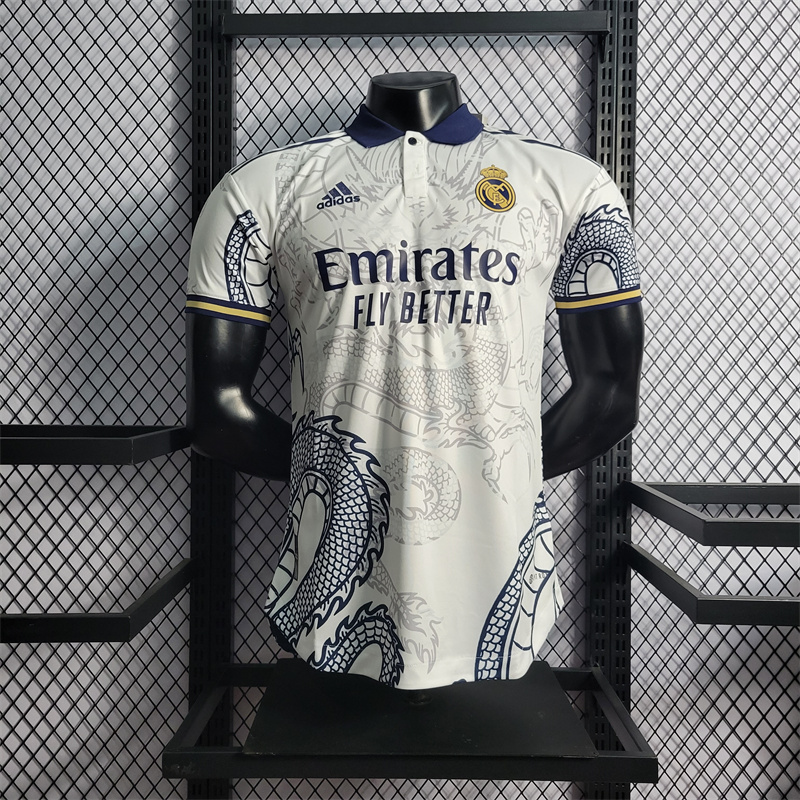 23/24 Real Madrid White Dragon Jersey - Player Version